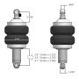 Ridetech 21130101 Front HQ Shockwaves, 1000 Series with 3.6