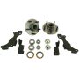 Ridetech 11529595 Front stock brake retention kit for 1963-1982 corvette. For use with TruTurn.