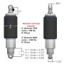 Ridetech 21150701 Rear HQ Shockwaves, 7000 Series with 5.2