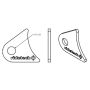 Ridetech 90000155 Small rear tab for Tri Link, uncoated. For mounting upper bar to axle.