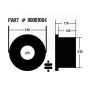 Ridetech 90001084 Large black polyurethane bushing half - 2