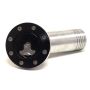 Ridetech 81000033 Billet aluminum gas cap for 1967-1968 Camaro, locking, anodized Black.