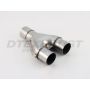 Different Trend XY/T Pipe Polished Stainless Y Pipe PSY2524