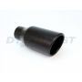 Different Trend Black Powder Coated 4″x9″ Rolled Slant Tip Q9-254090RBK
