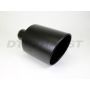 Different Trend Black Powder Coated 10″x18″ Rolled Slant Q9-401018RBK