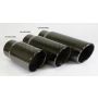 Different Trend Black Chrome Look Weld-on 4″ * 6″ * 18″ Rolled Slant Q9-406018RBL