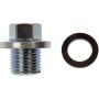 DORMAN 090-024 Oil Drain Plug Standard 5/8-18, Head Size 9/16 In.