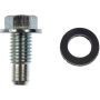 DORMAN 090-034 Oil Drain Plug Pilot Point M12-1.75, Head Size 15Mm