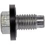 DORMAN 090-059 Oil Drain Plug Pilot Point Molded Gasket M12-1.75, Head Size 15Mm