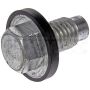 DORMAN 090-059CD Oil Drain Plug Pilot Point Molded Gasket M12-1.75, Head Size 15Mm