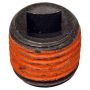 DORMAN 090-067 Pipe Plug C.S. Square 1/4-18 Npt, Head Size 1/4 In.