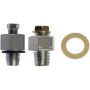 DORMAN 090-087 Oil Drain Plug Piggyback M14-1.50 S.O., Head Size 24Mm