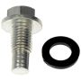 DORMAN 090-089 Oil Drain Plug Pilot Point M12-1.50, Head Size 15Mm
