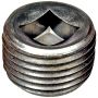 DORMAN 090-092 Pipe Plug C.S. Square 1/2-14 Npt, Head Size 3/8 In.