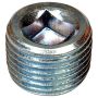 DORMAN 090-100 Pipe Plug C.S. Square 1/2-14 Npt, Head Size 3/8 In.