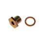 DORMAN 090-165 Oil Drain Plug Standard M12-1.50, Head Size 17Mm W/6Mm Countersunk Hex