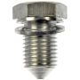 DORMAN 090-171 Oil Drain Plug Pilot Point With Floating Washer M14-1.50, Head Size 19mm