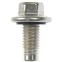 DORMAN 090-175 Oil Drain Plug Pilot Point M12-1.75, Head Size 15mm