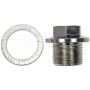 DORMAN 090-951 Magnetic Oil Drain Plug M20-1.50, Head Size 17mm