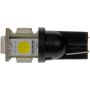 DORMAN 194W-SMD 194 White 5050SMD 5LED Bulb