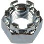 DORMAN 220-014 Hex Nut-Castellated-Thread Size 1/2-20, Height 3/4 In.