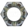 DORMAN 220-015 Hex Nut-Castellated-Thread Size 9/16-18, Height 7/8 In.