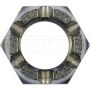 DORMAN 220-019 Hex Nut-Castellated-Thread Size 1-14, Height 1-1/2 In.