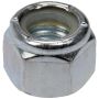 DORMAN 250-014 Hex Lock Nuts With Nylon Ring-Grade 2- Thread Size 1/2-13 In.