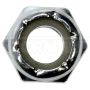 DORMAN 251-010 Hex Lock Nuts With Nylon Ring-Grade 2- Thread Size 1/4-28 In.