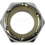 DORMAN 251-012 Hex Lock Nuts With Nylon Ring-Grade 2- Thread Size 3/8-24 In.