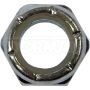 DORMAN 251-013 Hex Lock Nuts With Nylon Ring-Grade 2- Thread Size 7/16-20 In.