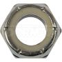 DORMAN 251-015 Hex Lock Nuts With Nylon Ring-Grade 2- Thread Size 9/16-18 In.