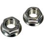 DORMAN 252-012 Serrated Flange Nut-Grade 5 - 3/8-16 x 9/16 Inch