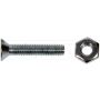 DORMAN 350-006 Hex Nut-Machine Screw-Grade 2- Thread Size 10-32, Height 1/8 In.