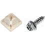 DORMAN 395-036 License Plate Fasteners- No. 14 x 3/4 In.