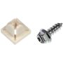 DORMAN 395-036 License Plate Fasteners- No. 14 x 3/4 In.
