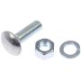 DORMAN 605-006 Bumper Bolt With Nuts - 7/16-14 In. x 1-1/2 In.