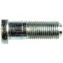 DORMAN 610-398 M12-1.25 Non-Serrated Wheel Stud With Clip Head - 12.09mm Knurl, 34mm Length
