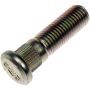 DORMAN 610-658 M12-1.25 Serrated Wheel Stud - 12.6 mm Knurl, 43.5 mm Length