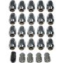 DORMAN 611-122FK Wheel Nut Kit 1/2-20 Dometop - 3/4 In. Hex, 1-5/16 In. Length With Lock