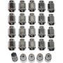 DORMAN 611-122FK Wheel Nut Kit 1/2-20 Dometop - 3/4 In. Hex, 1-5/16 In. Length With Lock