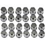 DORMAN 611-236FK Wheel Nut Kit M14-1.50 Flattop  Nut-22 mm Hex, 44.5 mm Length With Lock