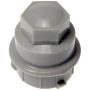 DORMAN 611-547 Grey Wheel Nut Cover M24-1.50, Hex 19 mm