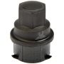 DORMAN 611-612 Black Wheel Nut Cover M24-2.0, Hex 19mm