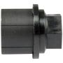 DORMAN 611-613 Black Wheel Nut Cover M27-2.0, Hex 22mm