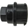 DORMAN 611-634 Lt. Black Metallic Plastic Wheel Nut Cover M24-2.0 Mod, Hex 19mm