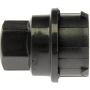 DORMAN 611-640 Lt. Black Metallic Wheel Nut Cover M24-2.0 Mod, Hex 19mm