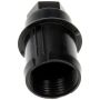 DORMAN 611-948 M27-2.0 Black Wheel Nut Cover - Threaded Type