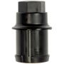 DORMAN 611-948 M27-2.0 Black Wheel Nut Cover - Threaded Type