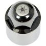 DORMAN 611-951 M27-2.0 Black Wheel Nut Cover - Threaded Type